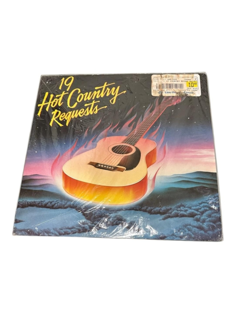 Vintage 19 Hot Country Requests Vinyl LP 1980s Compilation Country Album Black
